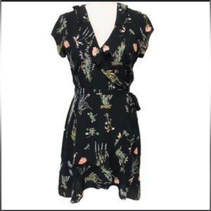 Sunday best aritzia ruffle wrap dress